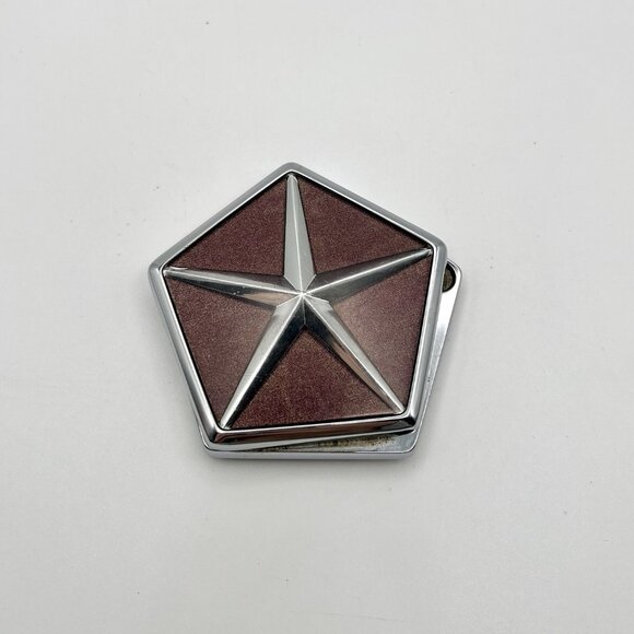 Vintage Chrysler Pentastar Flip Trunk Lock Emblem Badge 1980s–1990s OEM - Picture 2 of 8